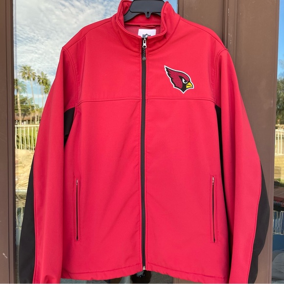 NFL Arizona Cardinals Red/Black Full-Zip Jacket XL - Picture 2 of 14